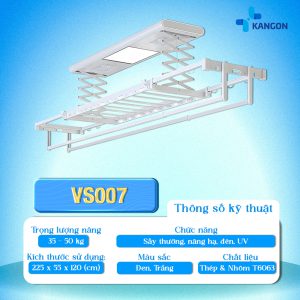 Giàn phơi đồ thông minh Kangon VS007