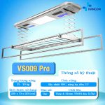 Giàn phơi đồ thông minh Kangon VS009