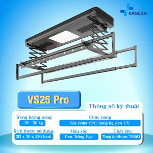 Giàn phơi đồ thông minh Kangon VS25